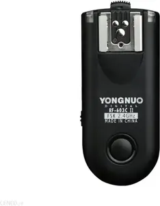 Wireless Trigger Set Yongnuo RF603C II with Cable C1 for Canon — radio remote flash trigger kit