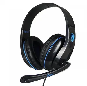 Ausis over-ear vadu Sades Tpower — melna