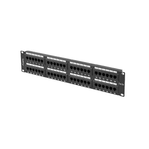 Patch panel LANBERG PPU5-2048-B 48-port 2U 19" Category 5e UTP, black