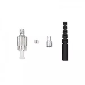 FC Connector Qoltec 54444 Multi-mode Black Silver 200 pcs