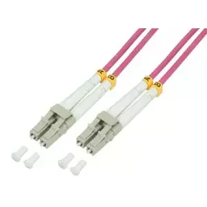 LogiLink FP4LC11 InfiniBand Šķiedru Optikas Kabelis 100 m OM4 50 µm Pilna Duplex