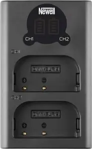 Зарядное устройство Newell DL-USB-C для аккумуляторов DMW-BLG10 двухканальное с USB-C