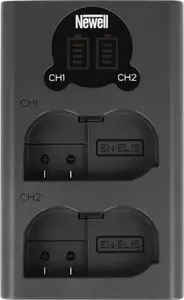 Charger Newell DL-USB-C for EN-EL15 batteries, dual-channel USB-C charging