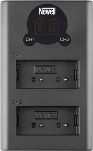 Зарядное устройство Newell DL-USB-C для аккумуляторов NP-W126 (двухканальное, питание USB-C)
