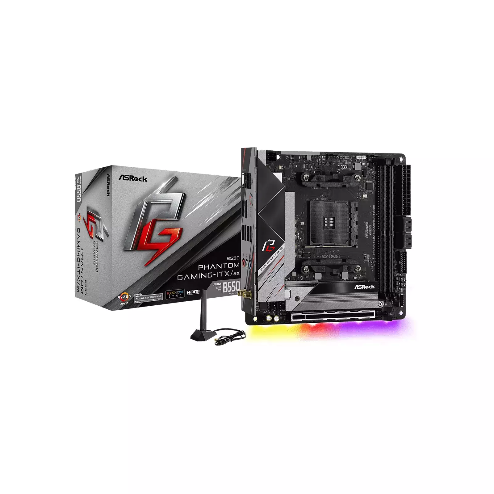 Ryzen5 3600+B550 Phantom Gaming 4+簡易水冷 Ryzen5 3600+B550 Phantom Gaming 4+簡易水冷 ASRock | B550