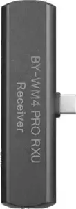 Bezvadu mikrofons Boya BY-WM4 PRO RXU 2.4G priekš iOS — klipsējama lavalier sistēma ar uztvērēju un raidītāju