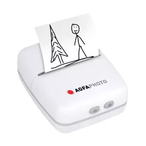 Foto printeris AgfaPhoto Realpix Pocket P — termālais 203×203 DPI, Bluetooth, balts