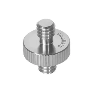 SmallRig Double End Stud 828 with 1/4 inch Connecting Thread Grey