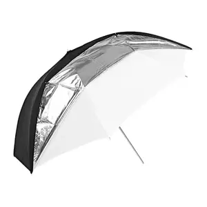 Godox UB-006 Dual Duty Photography Umbrella Black Silver White 84cm
