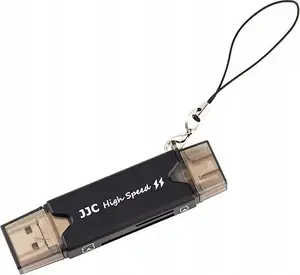 Card reader JJC SB5823 with USB 3.0, Micro USB and USB-C (Type-C) for microSD and SD cards