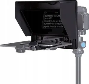 Teleprompter Feelworld TP10 for DSLR cameras — supports up to 11" tablet