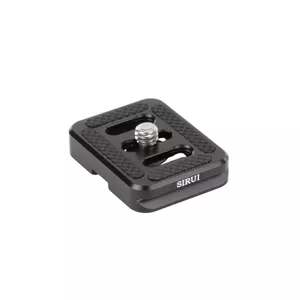 Kamera pamatne Sirui TY-C10, alumīnija ātrā atbrīvošanas plāksne, 1/4" vītne, 30×38×8 mm, melna