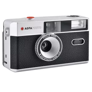 Compact film camera AgfaPhoto 603000 35 mm ISO 200-800 Black Silver