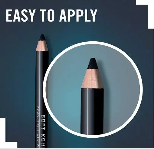 Rimmel Soft Kohl Kajal 061 Jet Black — карандаш для глаз Photo 3