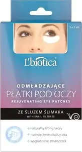 Eye Patches Lbiotica Rejuvenating 6 pcs — under-eye hydrogel patches for smoothing and moisturizing