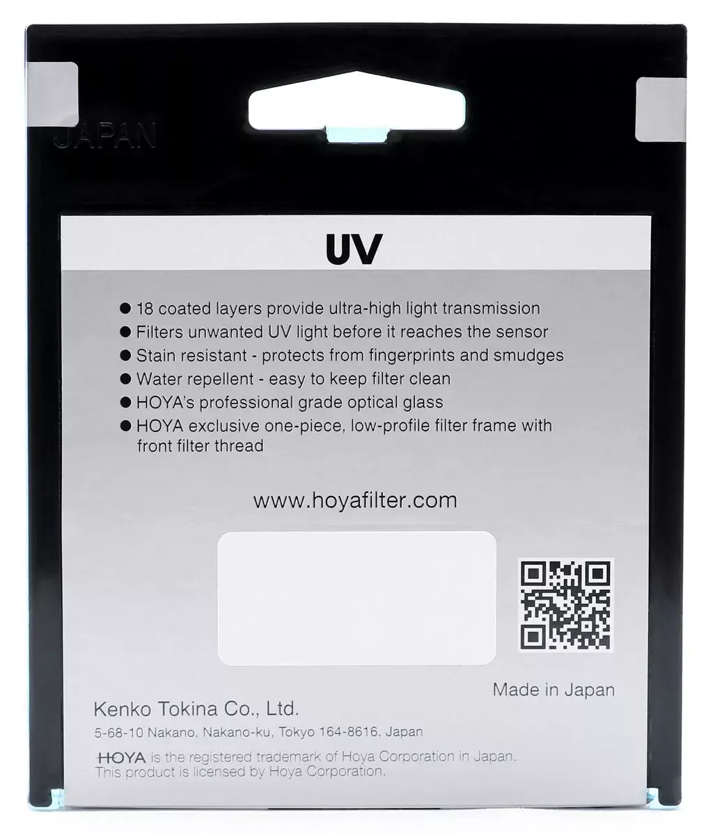 Ultraviolet (UV) camera filter Hoya Fusion ONE UV Photo 3