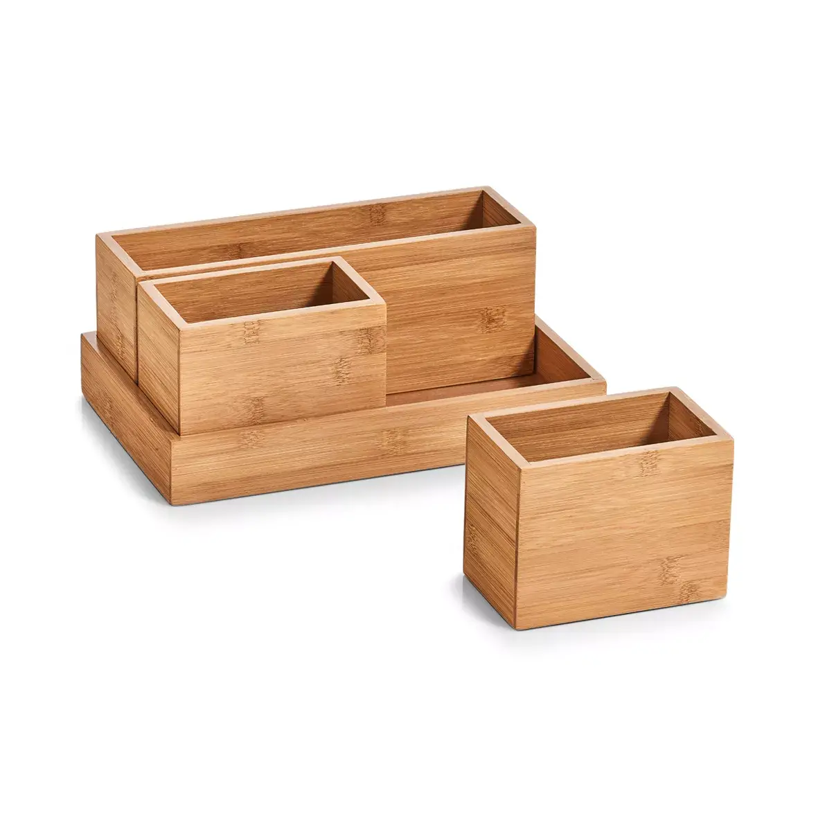 Desk tray/organizer ZELLER 25387 Bamboo Photo 3