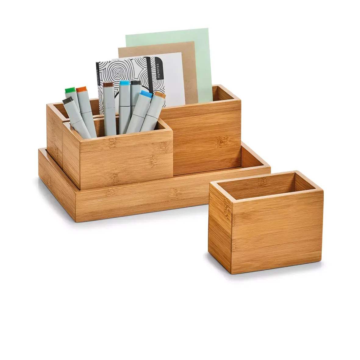 Desk tray/organizer ZELLER 25387 Bamboo Photo 5
