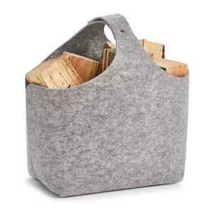 Tote soma ZELLER 14372 — pelēks filcs, 360×220×470 mm