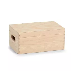 Zeller Present 13150 storage box Rectangular Pinewood Natural