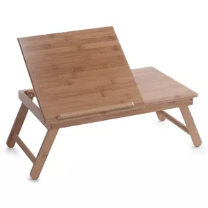 Bed serving tray ZELLER 25325 — rectangular wood, 550×330×215 mm