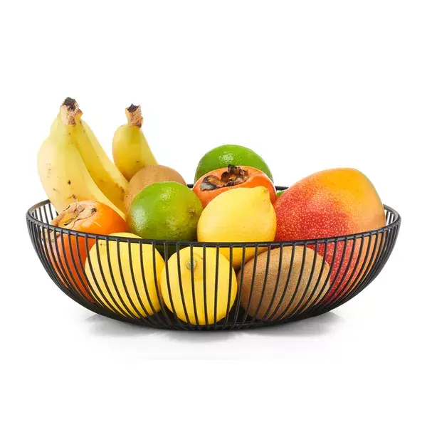 Serving basket ZELLER 27382, round metal 280×80 mm Photo 2