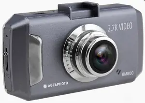 AgfaPhoto KM800 Dashcam Full HD 1080p 150° Viewing Angle 2.7-Inch LCD MicroSD Support Up to 64GB USB Grey