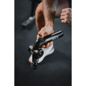 Electric massager Kica KiCA Evo, compact body massager in black for neck, shoulders and back
