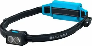 Headlamp Ledlenser NEO5R rechargeable lightweight, blue — compact LED head torch