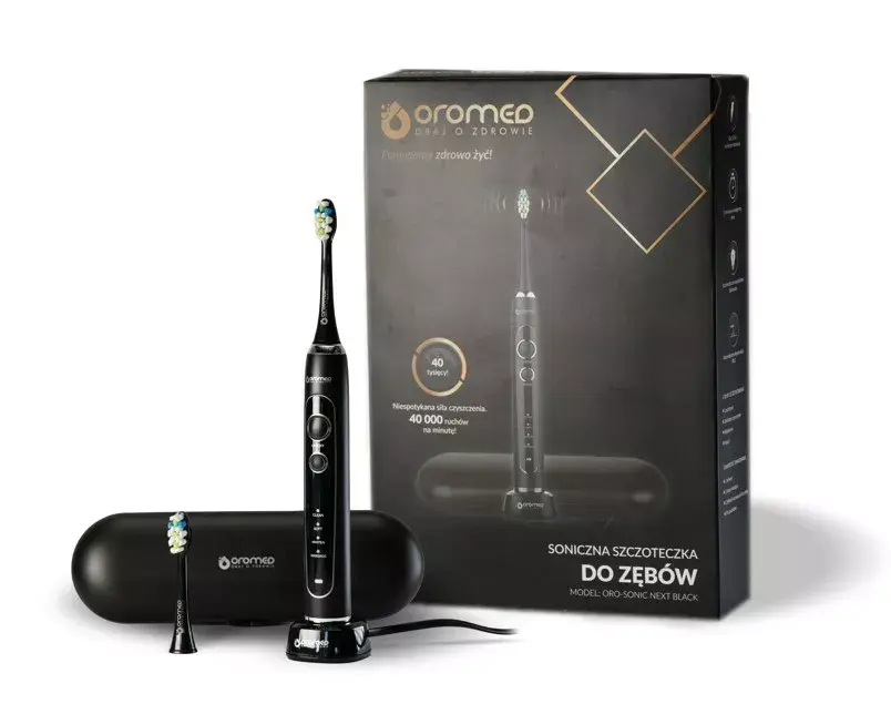 Toothbrush ORO-MED Oro-Sonic Next Black Photo 10