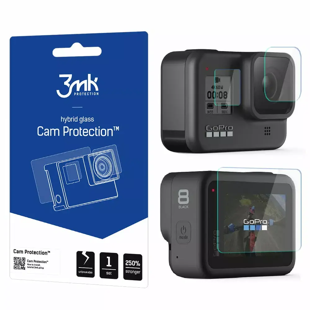 3MK Cam Protection HERO 8 Black Photo 2