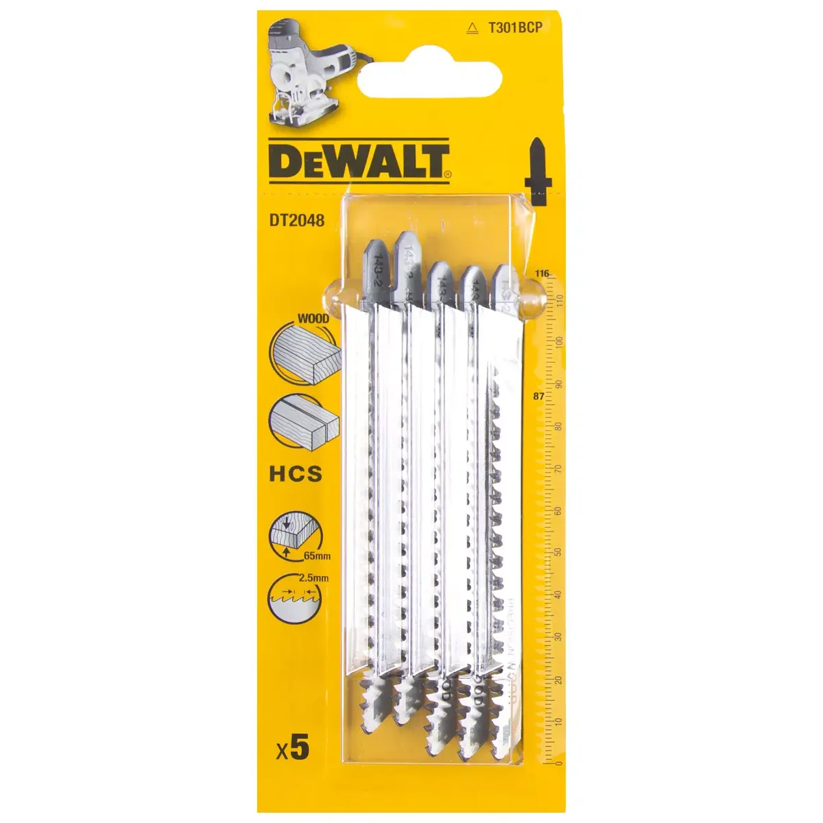 Полотно для лобзика DeWalt DT2048, 5 шт. Photo 3