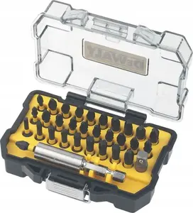 Screwdriver bit set DeWalt DT70560T — 32 pieces, assorted screwdriver bits in storage case
