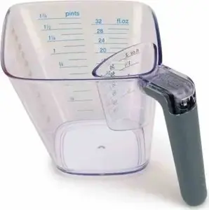 Measuring jug set joseph joseph Align 2-piece Easy-read Grey, 2 nested jugs with clear graduated markings