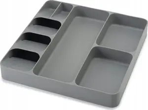 Cutlery drawer organizer joseph joseph DrawerStore 85127 grey compact design