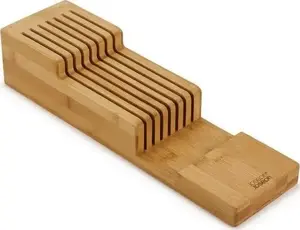 Knife organiser joseph joseph 85169 bamboo compact design for countertop storage