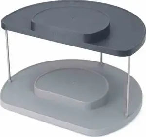 Kitchen rotating organiser joseph joseph CupboardStore 2-tier, grey, 2 levels for cupboards and counters