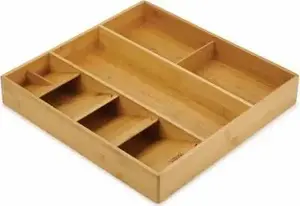 Cutlery organizer joseph joseph DrawerStore Bamboo 85170 with adjustable compartments