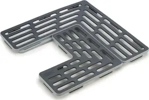 Sink mat joseph joseph SinkSaver Grey adjustable 85037 – protective sink liner, flexible fit for various basin sizes