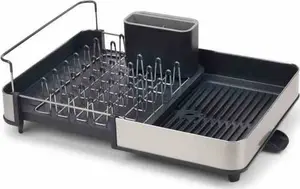 Dish Drainer Joseph Joseph Extend Steel Expandable Black Stainless Steel 527mm