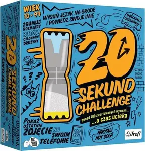 Настольная игра TREFL 20 Sekund wyzwanie — быстрая командная викторина, компактный набор