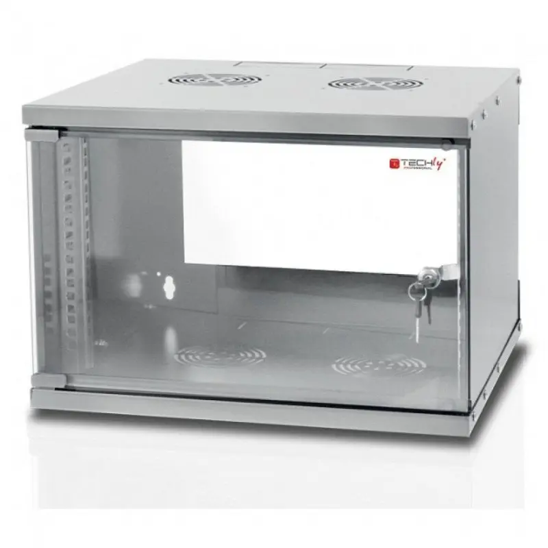 Wall mounted rack Techly 19" 9U prof. 320 Photo 6
