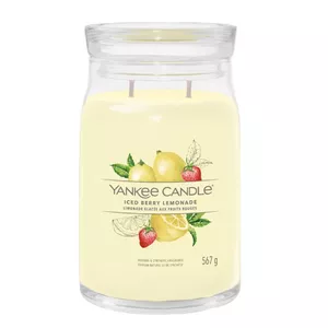 Wax Candle Yankee Candle Iced Berry Lemonade Grapefruit Lemon Pomelo Yellow 1 pc