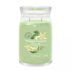 Vaska svece Yankee Candle Signature Laims Vanilija Zaļš 1 gab 157mm 9.3cm 567g