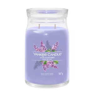 Yankee Candle Lilac Blossoms Signature aromātiskā svece lielā burkā 567 g