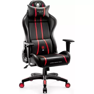 Игровое кресло Diablo X-One 2.0 King черно‑красное — эргономичный дизайн, регулируемые подлокотники