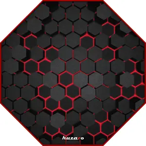Коврик huzaro HZ-FloorMat 2.0 противоскользящий, 1200×1200 мм, 5 мм, чёрный