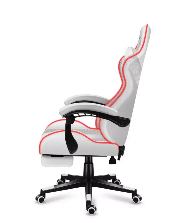 Игровое кресло Huzaro FORCE 4.7 RGB White Photo 4