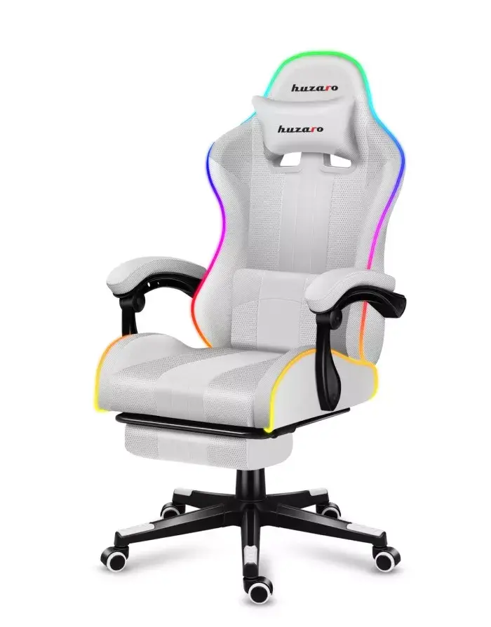 Игровое кресло Huzaro FORCE 4.7 RGB White Photo 6