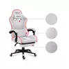 Игровое кресло Huzaro FORCE 4.7 RGB White Photo 9